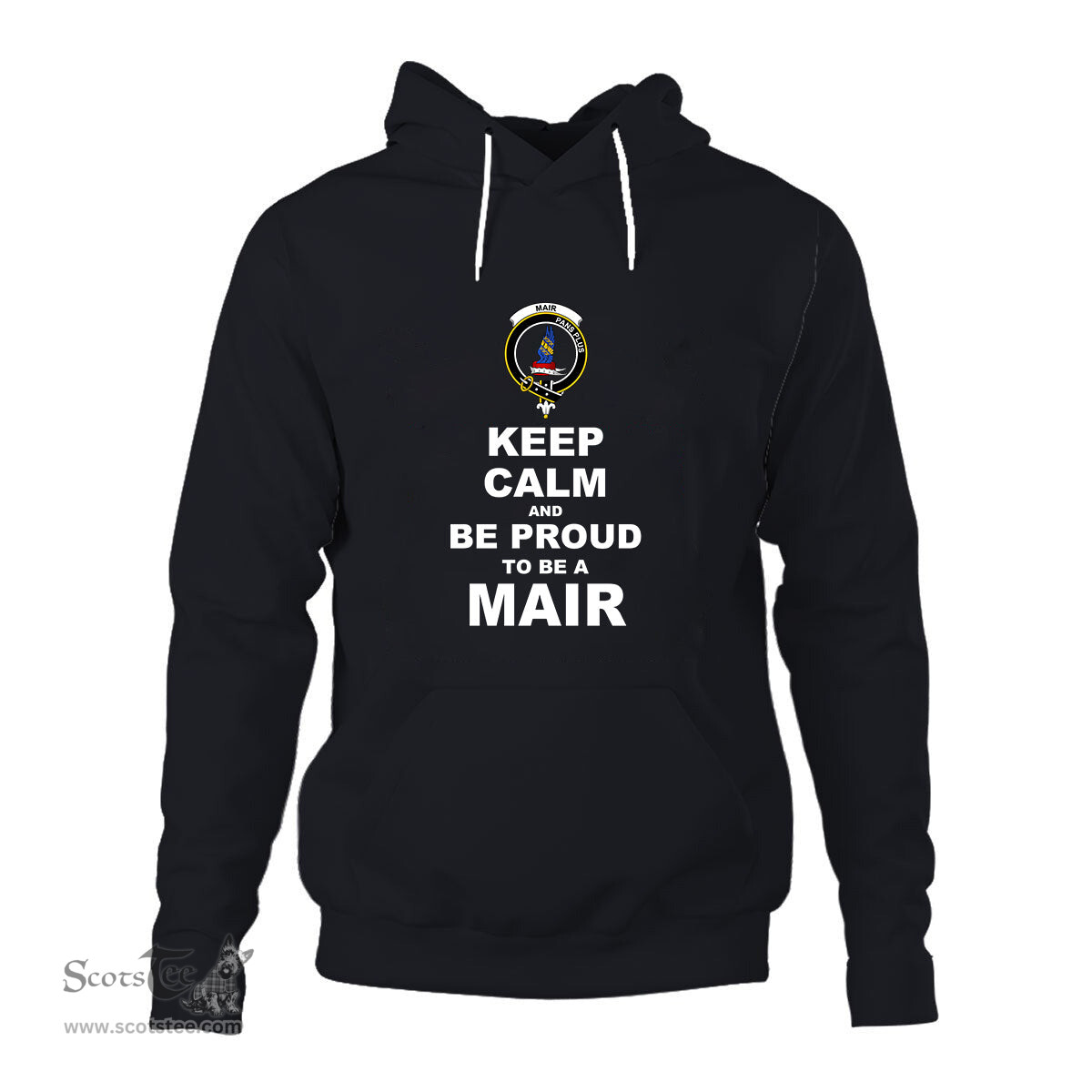 ScotsTee Shop Scottish Mar Clan Keep Calm and Be Proud To Be a Mar Hoodie