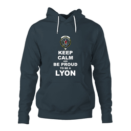 ScotsTee Shop Scottish Lyon Clan Keep Calm and Be Proud To Be a Lyon Hoodie