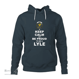 ScotsTee Shop Scottish Lyle Clan Keep Calm and Be Proud To Be a Lyle Hoodie