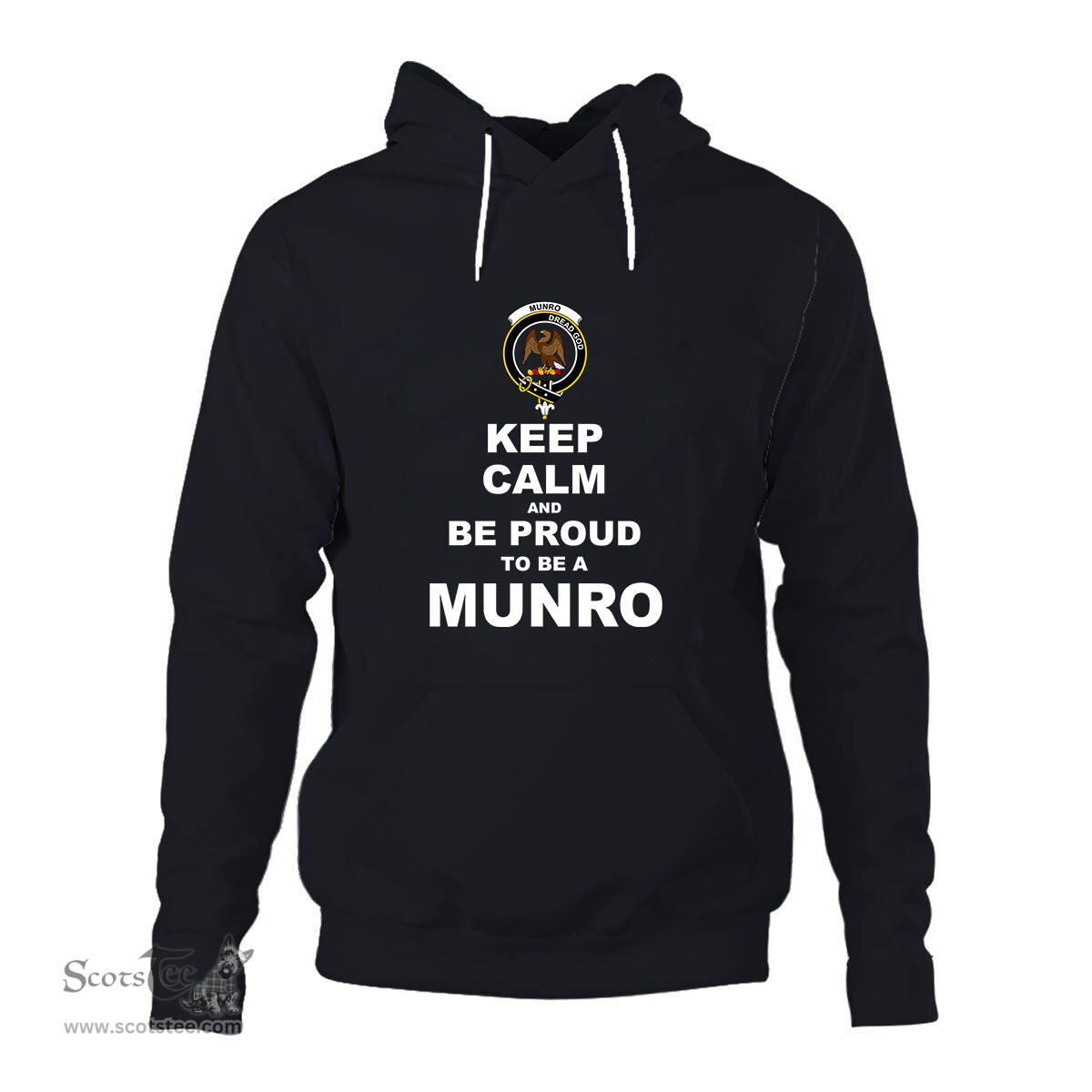 ScotsTee Shop Scottish Munro Clan Keep Calm and Be Proud To Be a Munro Hoodie