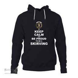 ScotsTee Shop Scottish Skirving Clan Keep Calm and Be Proud To Be a Skirving Hoodie