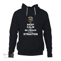 ScotsTee Shop Scottish Straiton Clan Keep Calm and Be Proud To Be a Straiton Hoodie