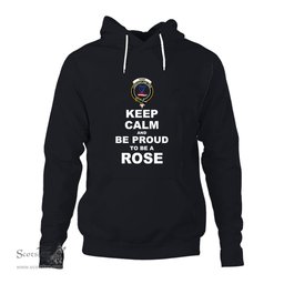 ScotsTee Shop Scottish Rose Clan Keep Calm and Be Proud To Be a Rose Hoodie