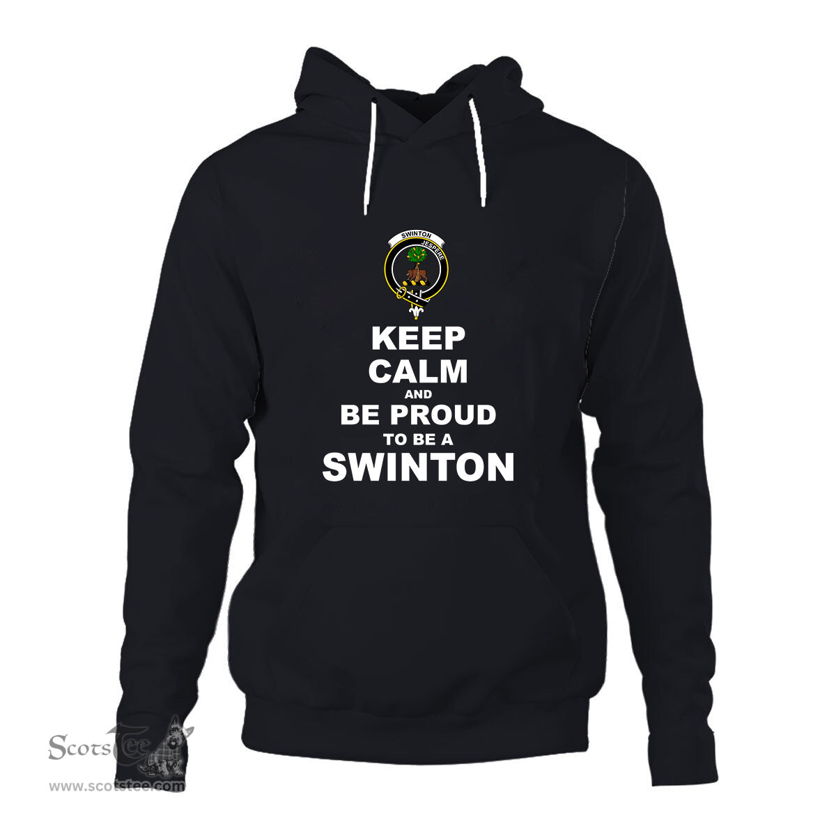 ScotsTee Shop Scottish Swinton Clan Keep Calm and Be Proud To Be a Swinton Hoodie