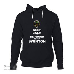 ScotsTee Shop Scottish Swinton Clan Keep Calm and Be Proud To Be a Swinton Hoodie