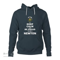 ScotsTee Shop Scottish Newton Clan Keep Calm and Be Proud To Be a Newton Hoodie