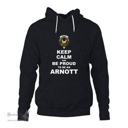 ScotsTee Shop Scottish Arnott Clan Keep Calm and Be Proud To Be an Arnott Hoodie
