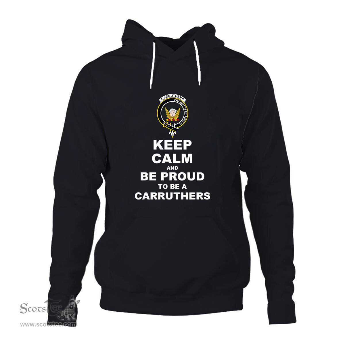 ScotsTee Shop Scottish Carruthers Clan Keep Calm and Be Proud To Be a Carruthers Hoodie