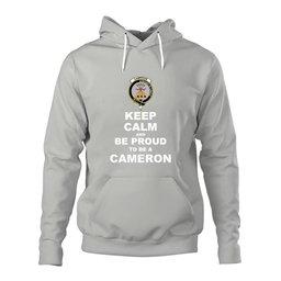 ScotsTee Shop Scottish Cameron Clan Keep Calm and Be Proud To Be a Cameron Hoodie