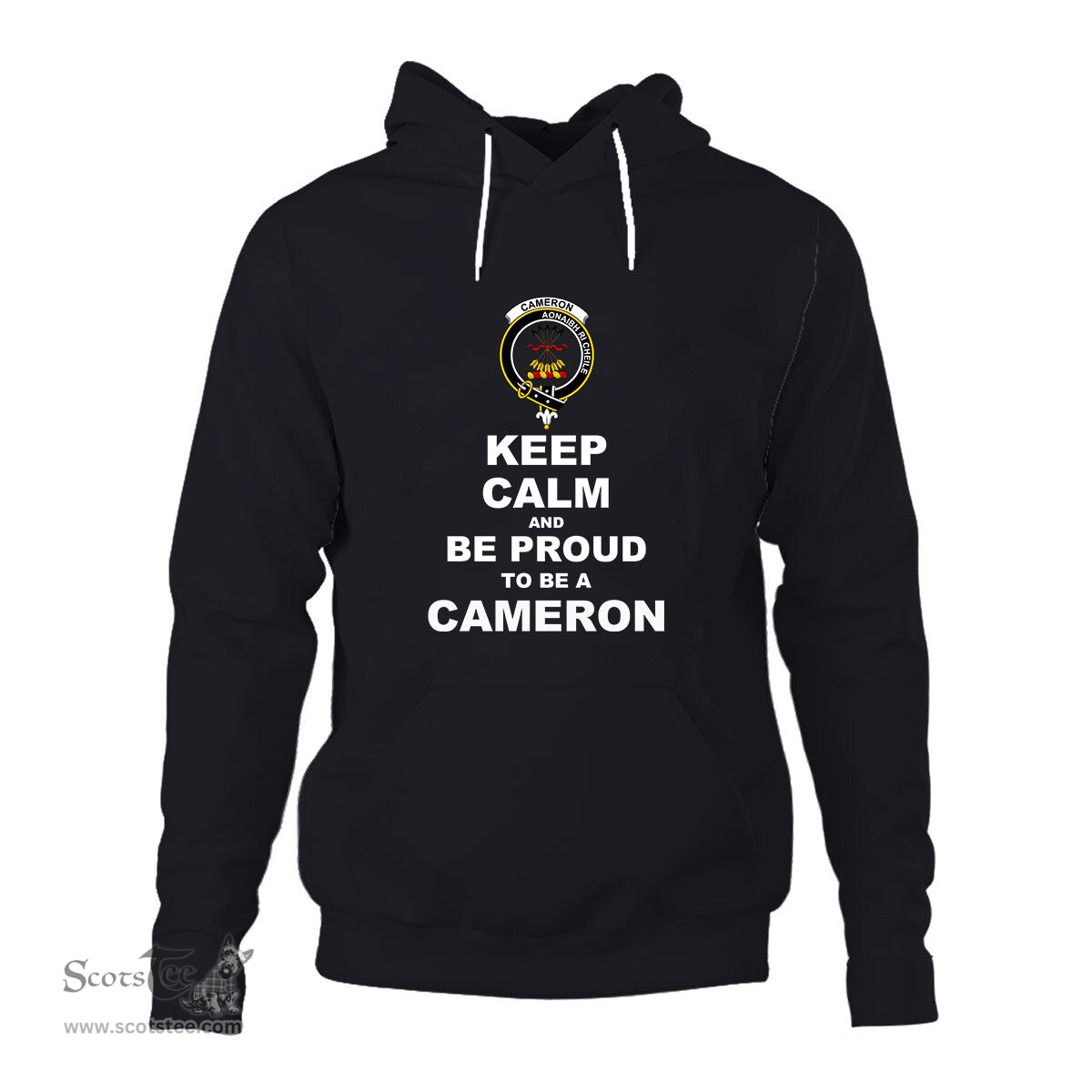 ScotsTee Shop Scottish Cameron Clan Keep Calm and Be Proud To Be a Cameron Hoodie