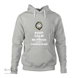 ScotsTee Shop Scottish Cunningham Clan Keep Calm and Be Proud To Be a Cunningham Hoodie