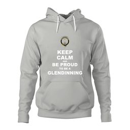 ScotsTee Shop Scottish Glendinning Clan Keep Calm and Be Proud To Be a Glendinning Hoodie
