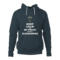 ScotsTee Shop Scottish Glendinning Clan Keep Calm and Be Proud To Be a Glendinning Hoodie