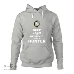 ScotsTee Shop Scottish Hunter Clan Keep Calm and Be Proud To Be a Hunter Hoodie