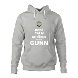 ScotsTee Shop Scottish Gunn Clan Keep Calm and Be Proud To Be a Gunn Hoodie