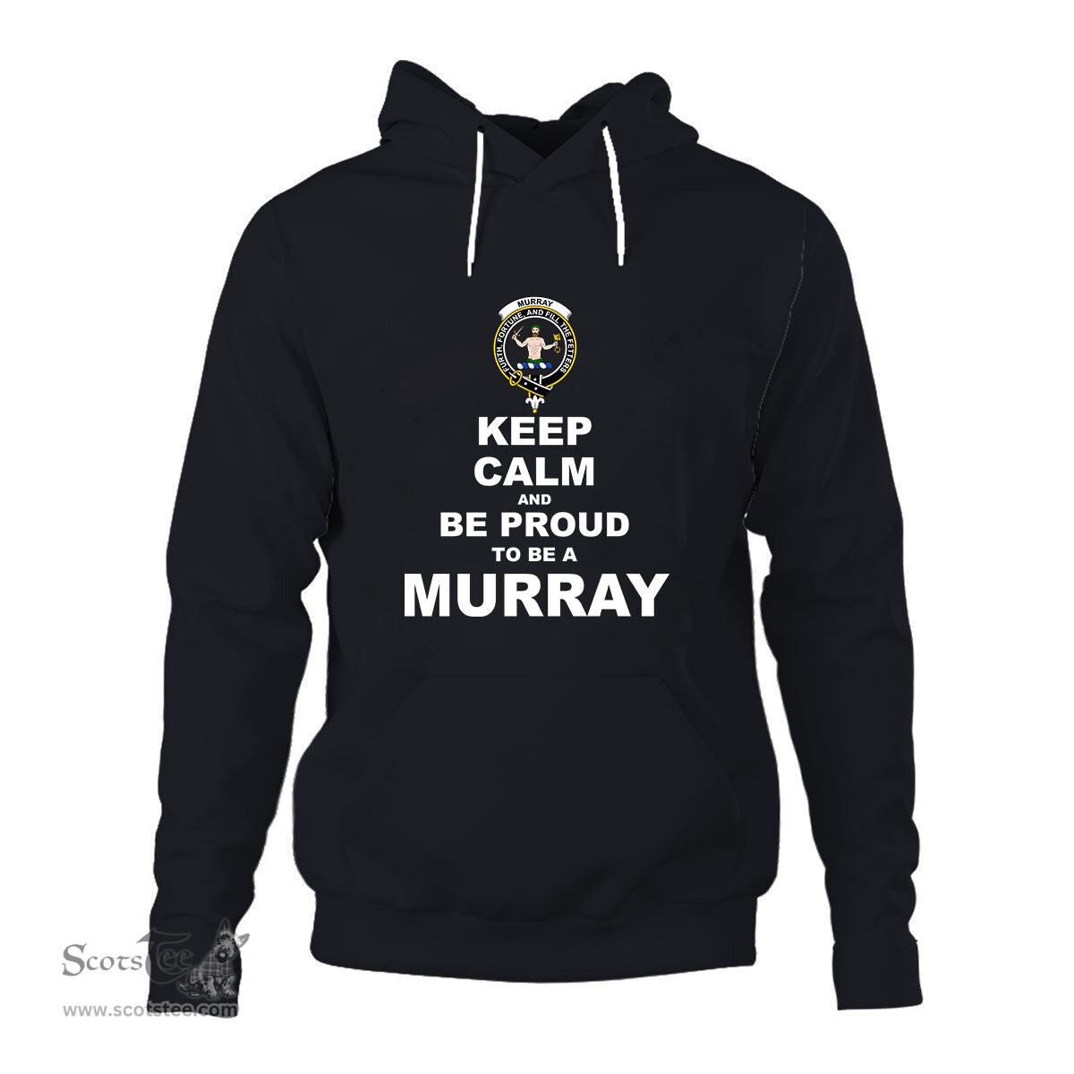 ScotsTee Shop Scottish Murray of Atholl Clan Keep Calm and Be Proud To Be a Murray Hoodie