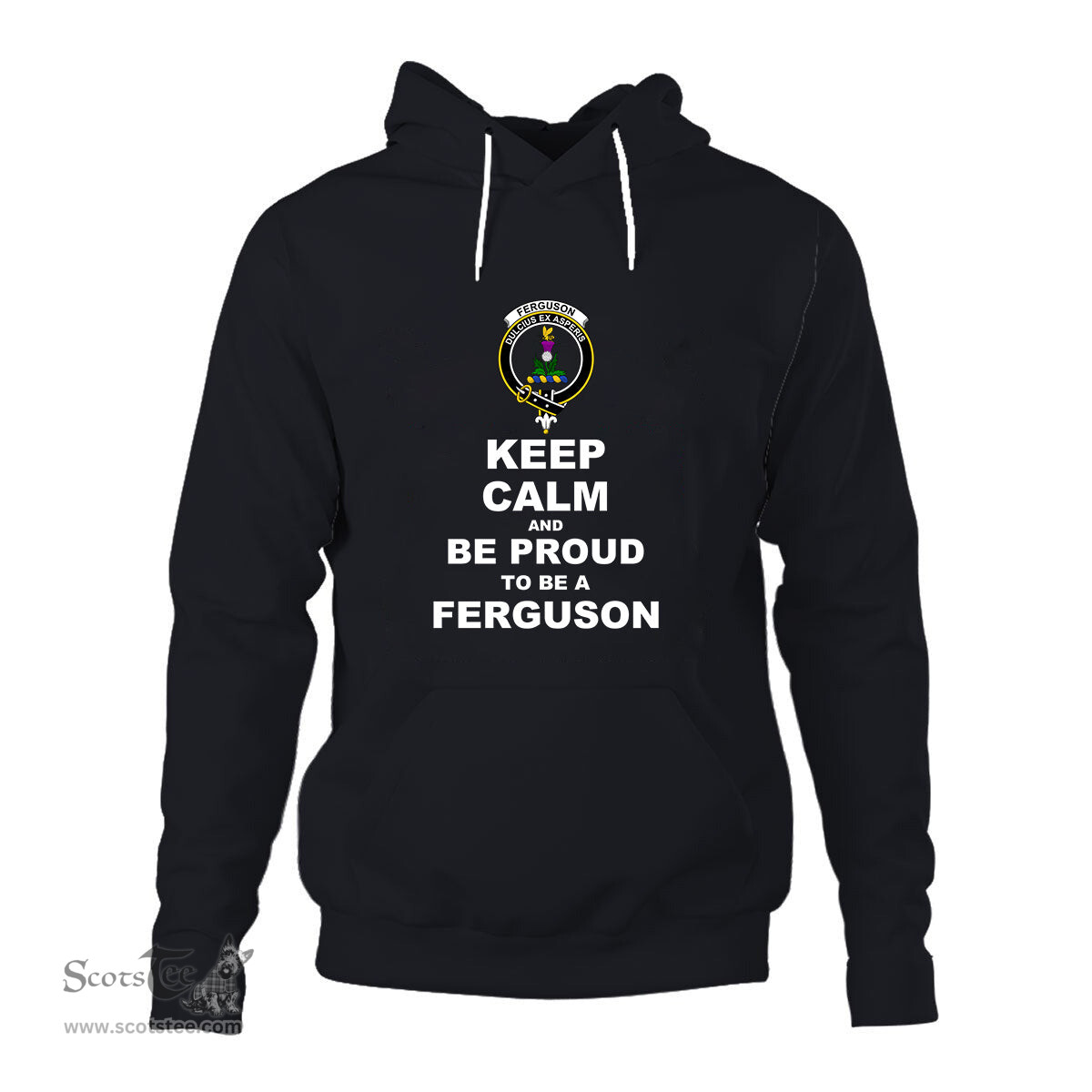 ScotsTee Shop Scottish Ferguson Clan Keep Calm and Be Proud To Be a Ferguson Hoodie