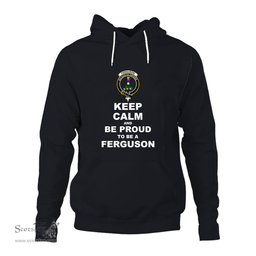 ScotsTee Shop Scottish Ferguson Clan Keep Calm and Be Proud To Be a Ferguson Hoodie
