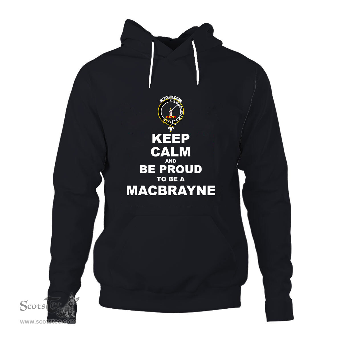 ScotsTee Shop Scottish MacBrayne Clan Keep Calm and Be Proud To Be a MacBrayne Hoodie