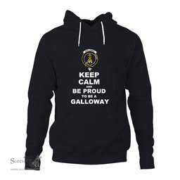 ScotsTee Shop Scottish Galloway Clan Keep Calm and Be Proud To Be a Galloway Hoodie