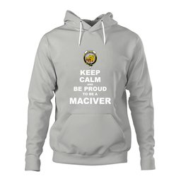 ScotsTee Shop Scottish MacIver Old Clan Keep Calm and Be Proud To Be a MacIver Hoodie