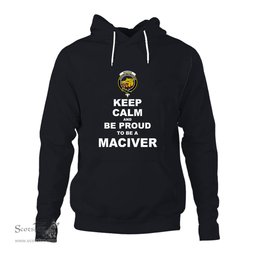 ScotsTee Shop Scottish MacIver Old Clan Keep Calm and Be Proud To Be a MacIver Hoodie