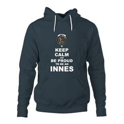 ScotsTee Shop Scottish Innes Clan Keep Calm and Be Proud To Be an Innes Hoodie