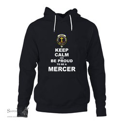 ScotsTee Shop Scottish Mercer Clan Keep Calm and Be Proud To Be a Mercer Hoodie
