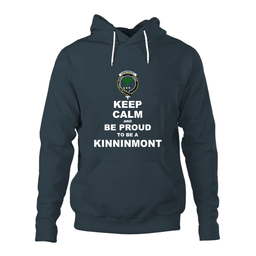 ScotsTee Shop Scottish Kinninmont Clan Keep Calm and Be Proud To Be a Kinninmont Hoodie