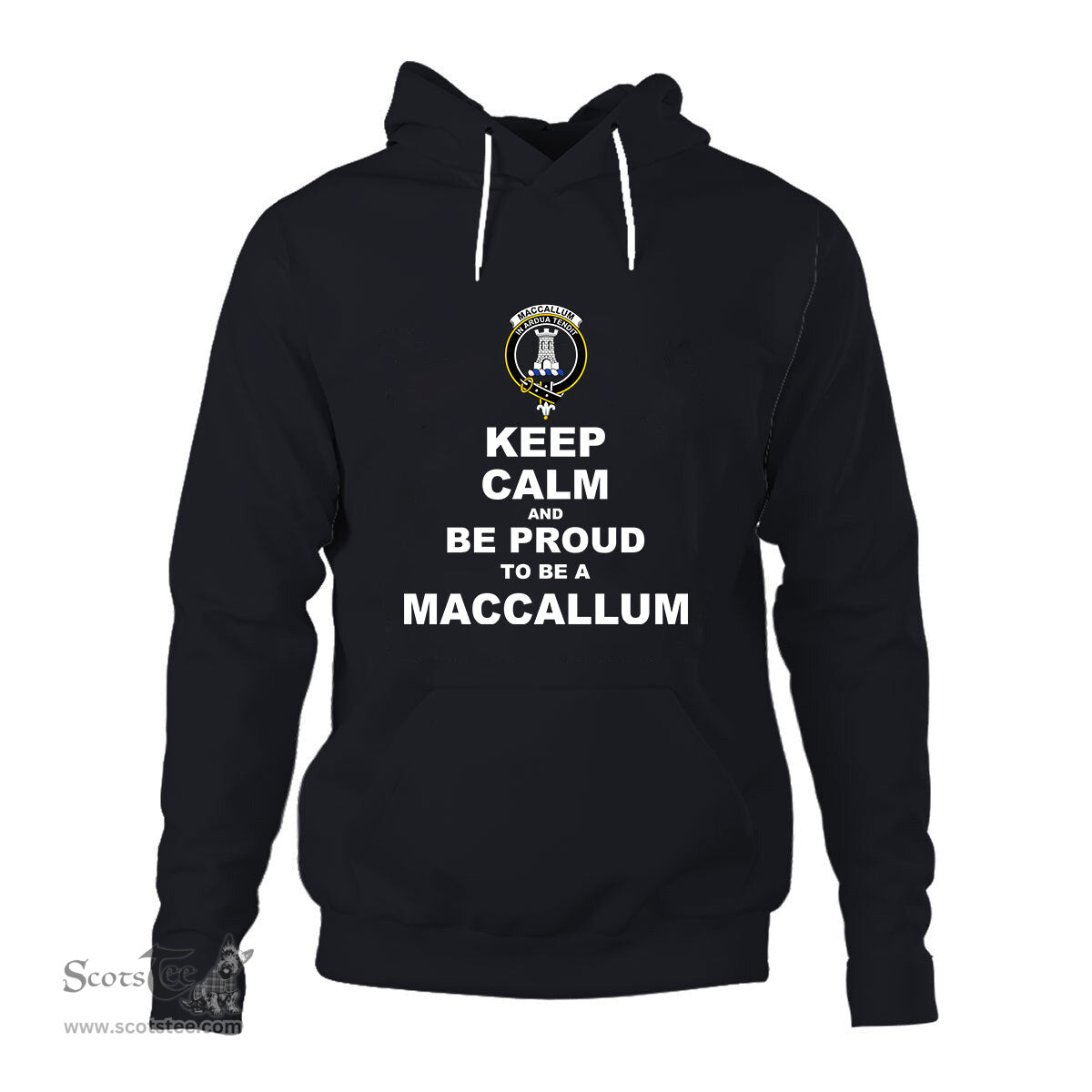 ScotsTee Shop Scottish MacCallum Clan Keep Calm and Be Proud To Be a MacCallum Hoodie