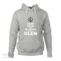 ScotsTee Shop Scottish Glen Clan Keep Calm and Be Proud To Be a Glen Hoodie