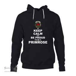ScotsTee Shop Scottish Primrose Clan Keep Calm and Be Proud To Be a Primrose Hoodie