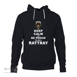 ScotsTee Shop Scottish Rattray Clan Keep Calm and Be Proud To Be a Rattray Hoodie