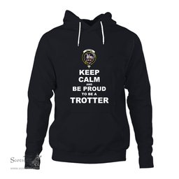 ScotsTee Shop Scottish Trotter Clan Keep Calm and Be Proud To Be a Trotter Hoodie