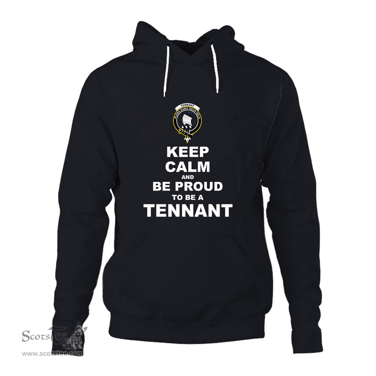 ScotsTee Shop Scottish Tennant Clan Keep Calm and Be Proud To Be a Tennant Hoodie