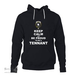 ScotsTee Shop Scottish Tennant Clan Keep Calm and Be Proud To Be a Tennant Hoodie