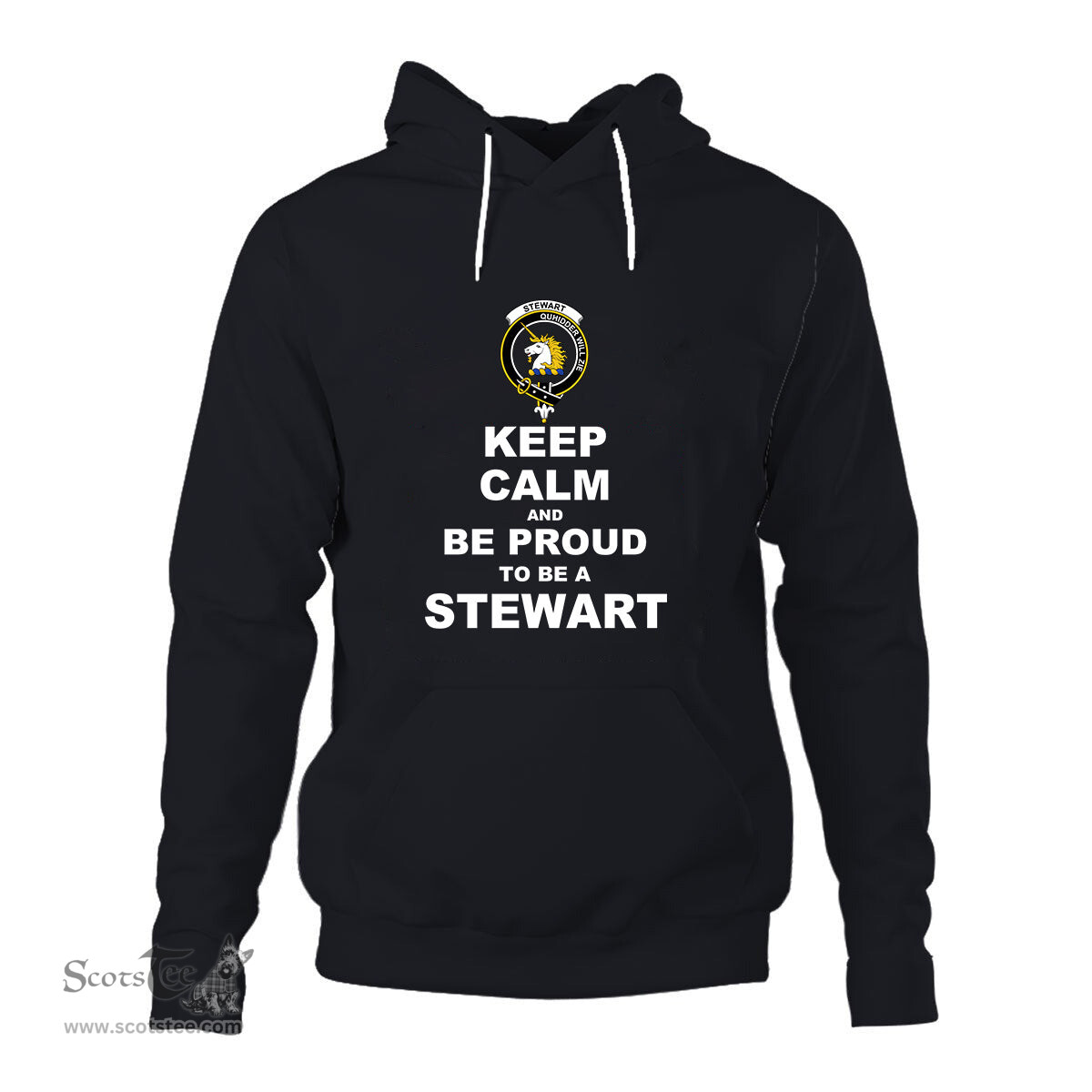 ScotsTee Shop Scottish Stewart of Appin Clan Keep Calm and Be Proud To Be a Stewart Hoodie