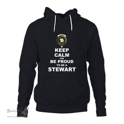 ScotsTee Shop Scottish Stewart of Appin Clan Keep Calm and Be Proud To Be a Stewart Hoodie