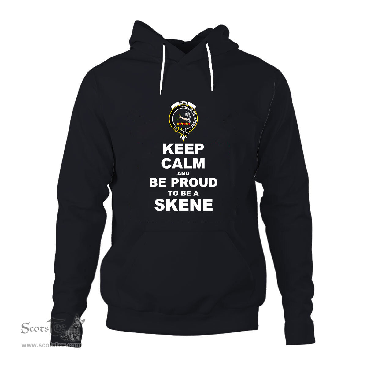 ScotsTee Shop Scottish Skene Clan Keep Calm and Be Proud To Be a Skene Hoodie