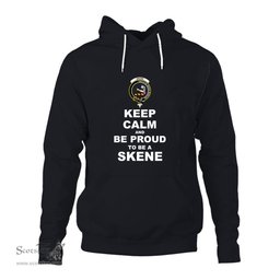 ScotsTee Shop Scottish Skene Clan Keep Calm and Be Proud To Be a Skene Hoodie