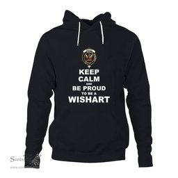 ScotsTee Shop Scottish Wishart Clan Keep Calm and Be Proud To Be a Wishart Hoodie