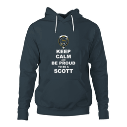 ScotsTee Shop Scottish Scott Clan Keep Calm and Be Proud To Be a Scott Hoodie