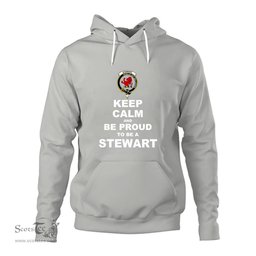 ScotsTee Shop Scottish Stuart of Bute Clan Keep Calm and Be Proud To Be a Stuart Hoodie