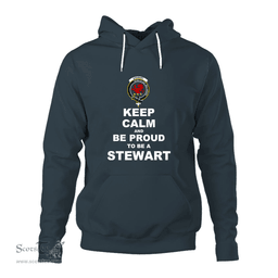 ScotsTee Shop Scottish Stuart of Bute Clan Keep Calm and Be Proud To Be a Stuart Hoodie