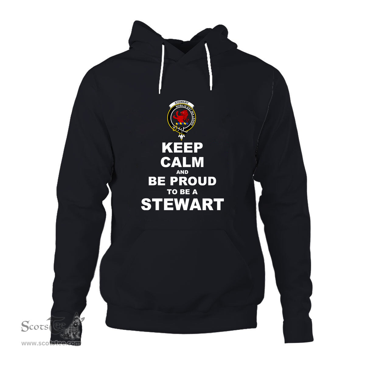 ScotsTee Shop Scottish Stuart of Bute Clan Keep Calm and Be Proud To Be a Stuart Hoodie