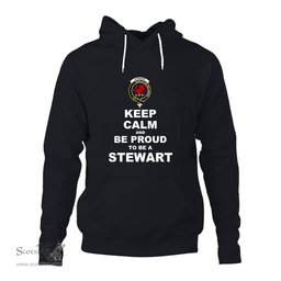 ScotsTee Shop Scottish Stuart of Bute Clan Keep Calm and Be Proud To Be a Stuart Hoodie