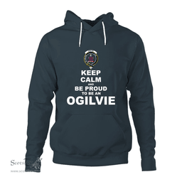 ScotsTee Shop Scottish Ogilvie Clan Keep Calm and Be Proud To Be an Ogilvie Hoodie