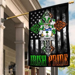 Irish Beirne-or-O-Beirne Coat of Arms Irish Pride Garden Flag Irish American Flag ScotsTee Shop