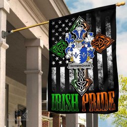 Irish Bermingham Coat of Arms Irish Pride Garden Flag Irish American Flag ScotsTee Shop