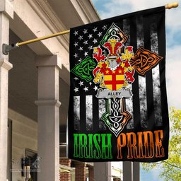Irish Alley Coat of Arms Irish Pride Garden Flag Irish American Flag ScotsTee Shop